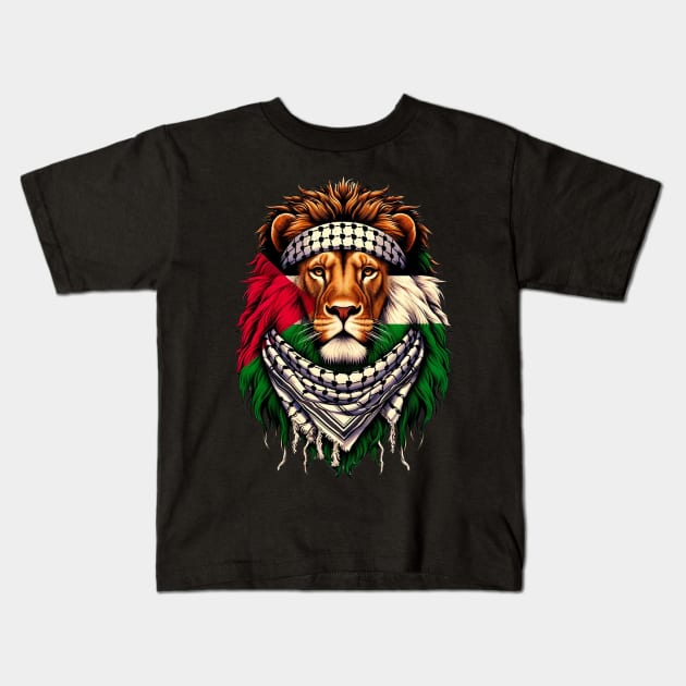 palestine Kids T-Shirt by mamabirds